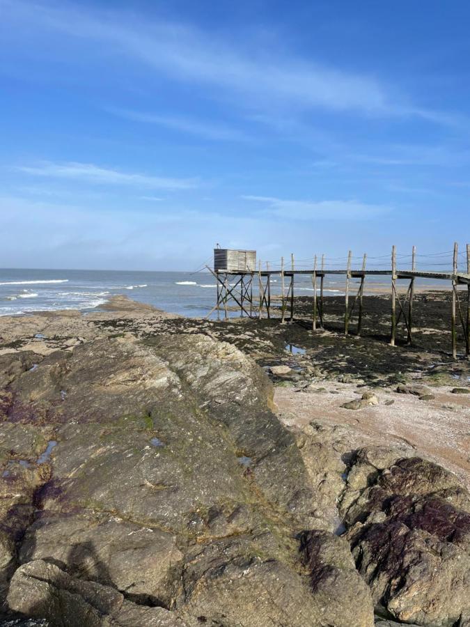 Appartement A 1 Pas De La Plage, Ambiance Boheme Naturel Préfailles 外观 照片